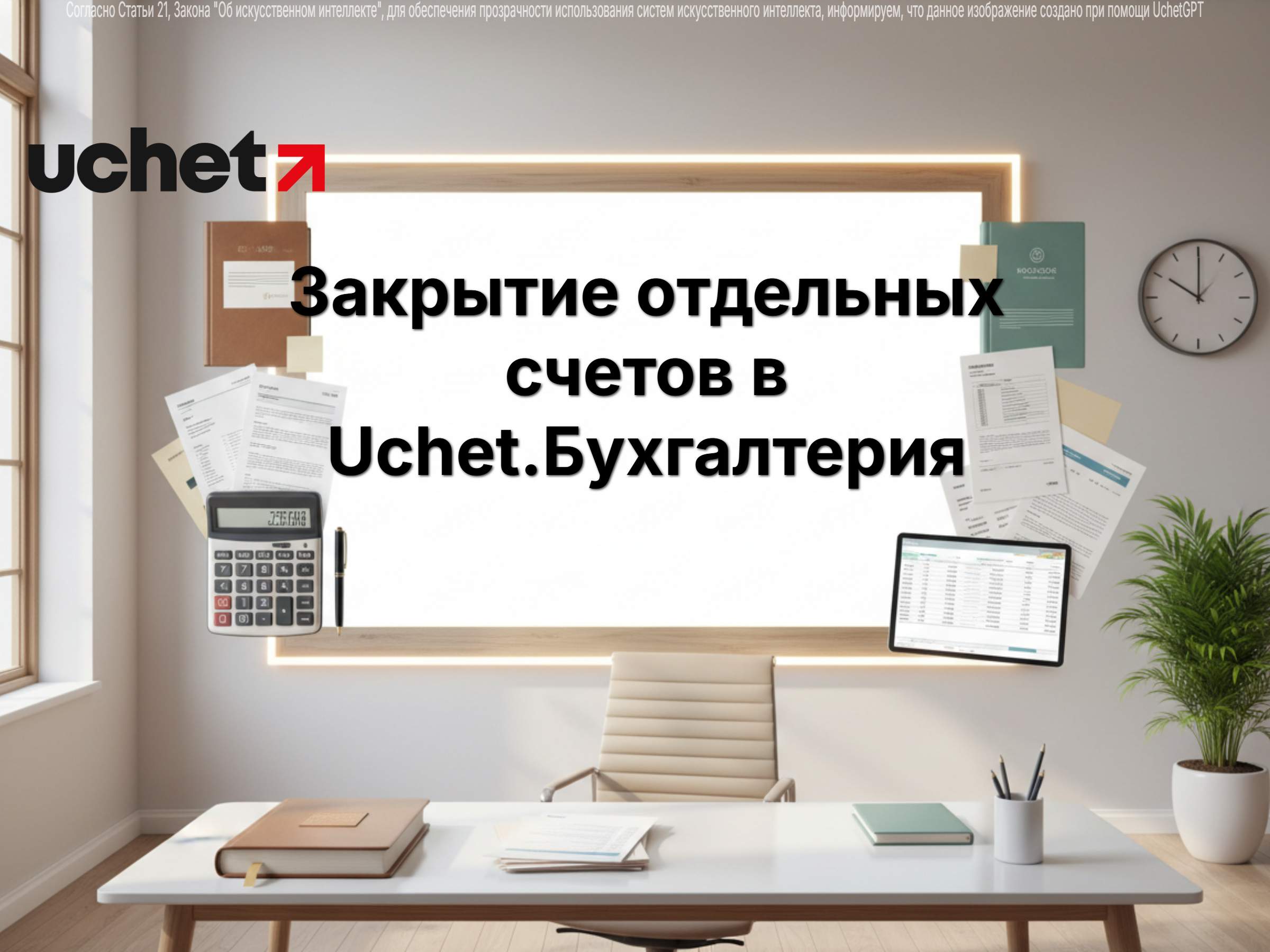 Закрытие отдельных счетов в Uchet.Бухгалтерия Закрытие отдельных счетов в Uchet.Бухгалтерия